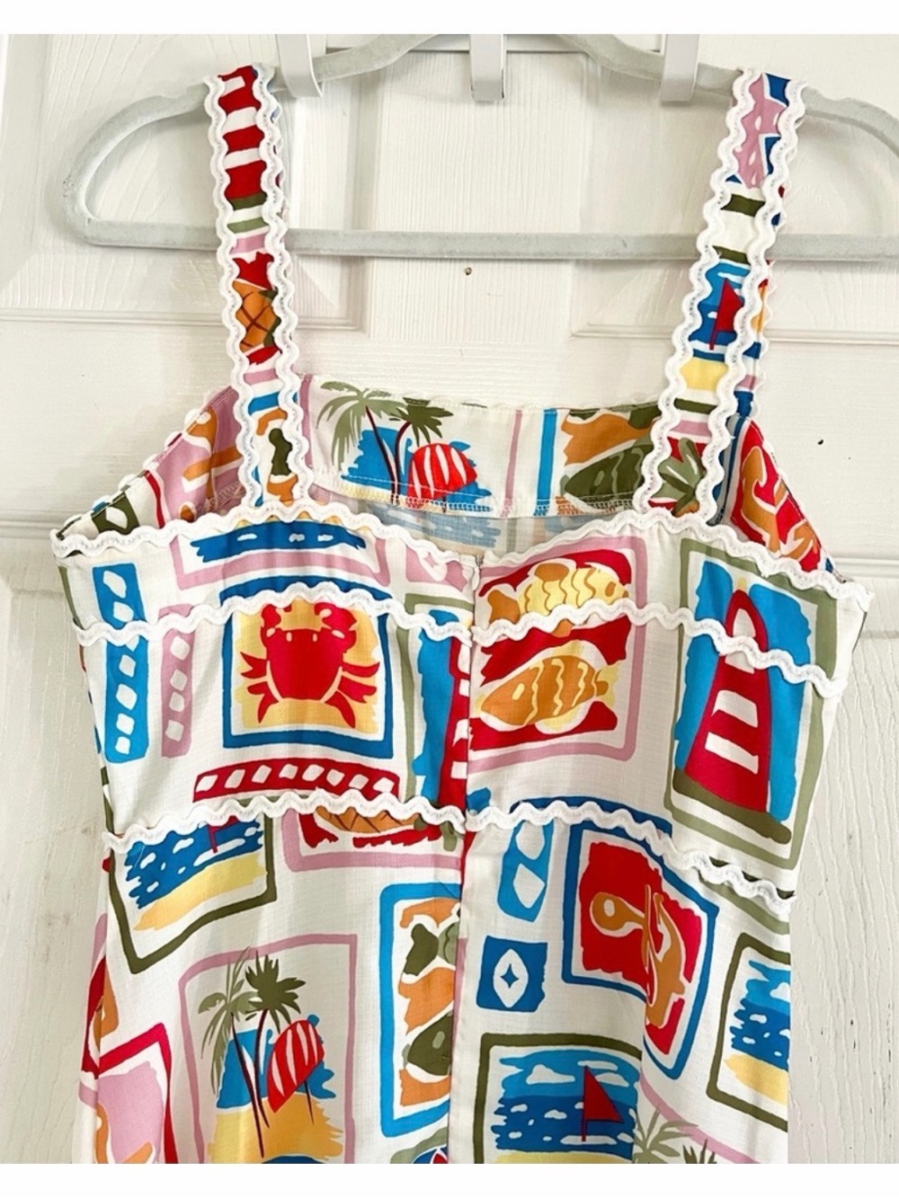 Commense Graffiti Print Sleeveless Long Dress - Picture 8 of 12